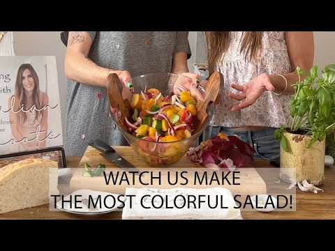 THE MOST COLORFUL SALAD RECIPE!