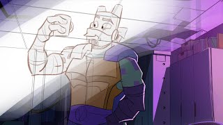 From storyboard to final \\\\ Rise of TMNT Cass' apocalyptic series animation project