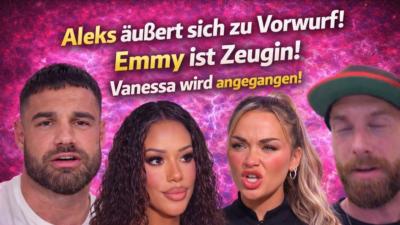 Aleks äußert sich zu Vorwurf! Emmy ist Zeugin! Vanessa wird angegangen! Christina spricht Tacheles!