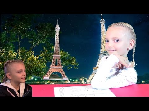 3D Пазлы. Собираем эйфелеву башню 2 часть. 3D Пазлы. Собираем эйфелеву башню 2 часть.