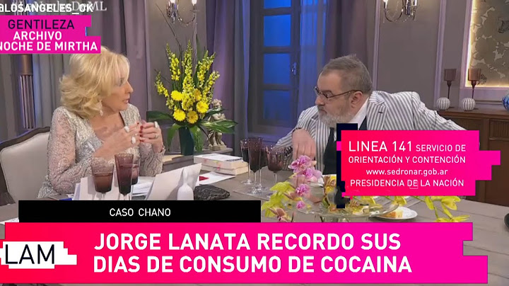 Así Jorge Lanata reconocía su pasado como adicto a las drogas y que quiso suicidarse