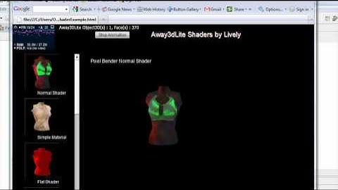 Adding Shaders and Pixel Bender  to Away3dlite