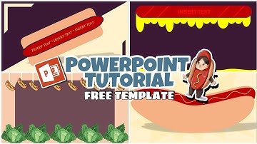 AESTHETIC PPT | HOT DOG INSPIRED | POWERPOINT TUTORIAL | FREE PPT Template | Charlz Arts