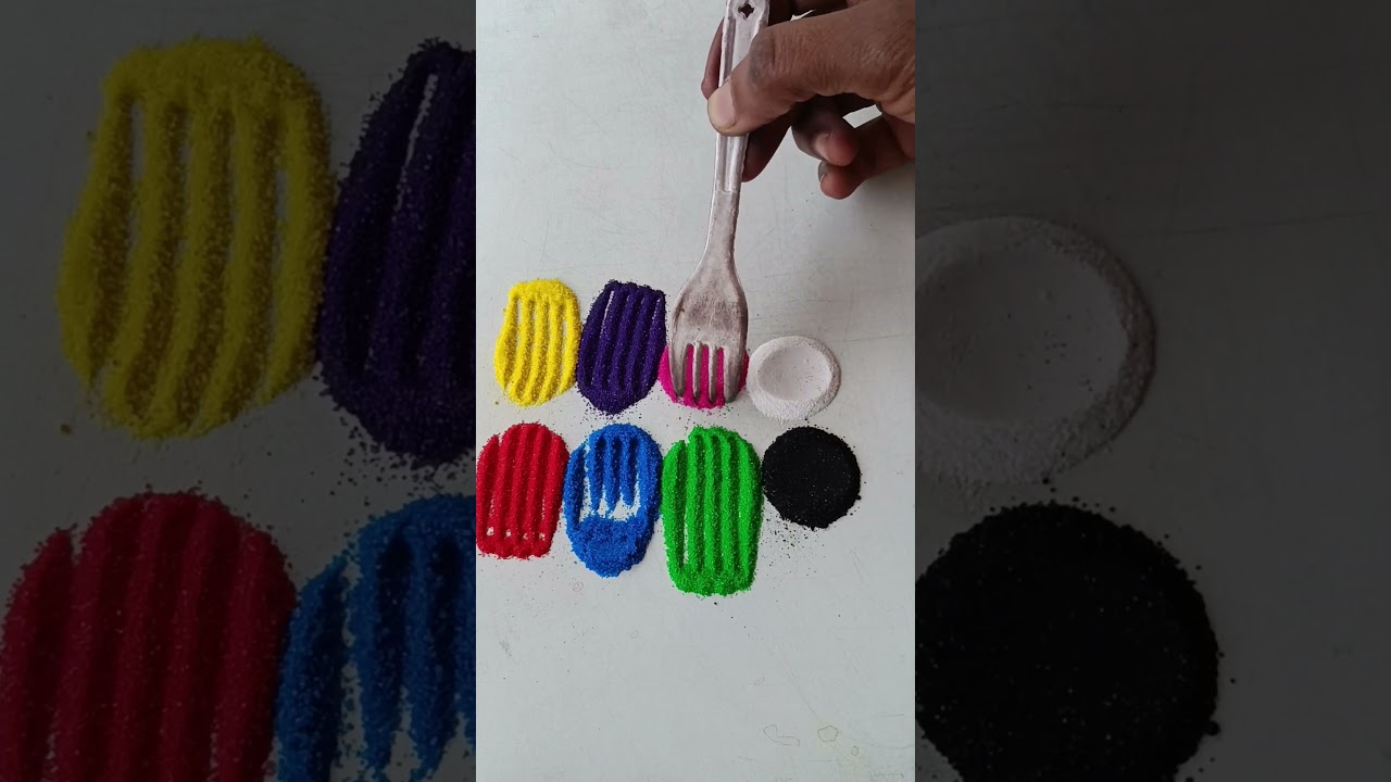 simple Rangoli, satisfying rangoli, Easy rangsatisfying 