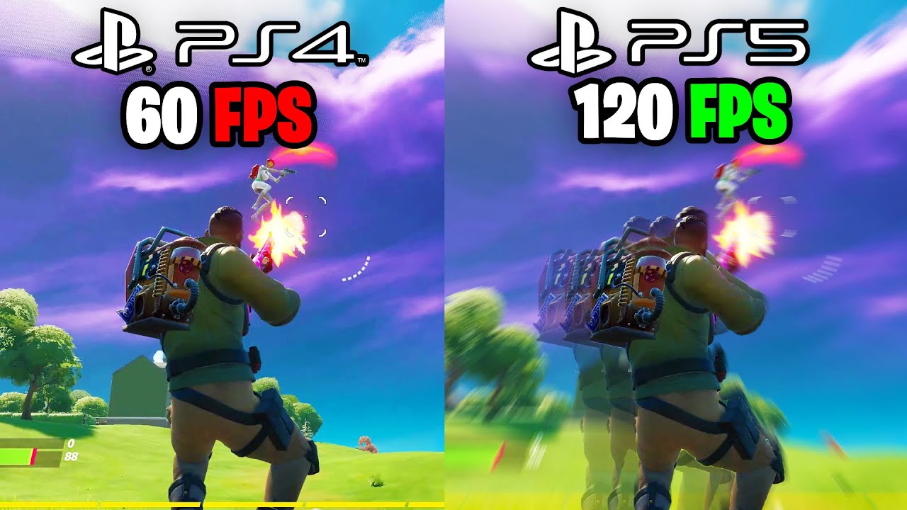 PS4 vs. PS5  Fortnite Chapter 4 Graphics & FPS Comparison 