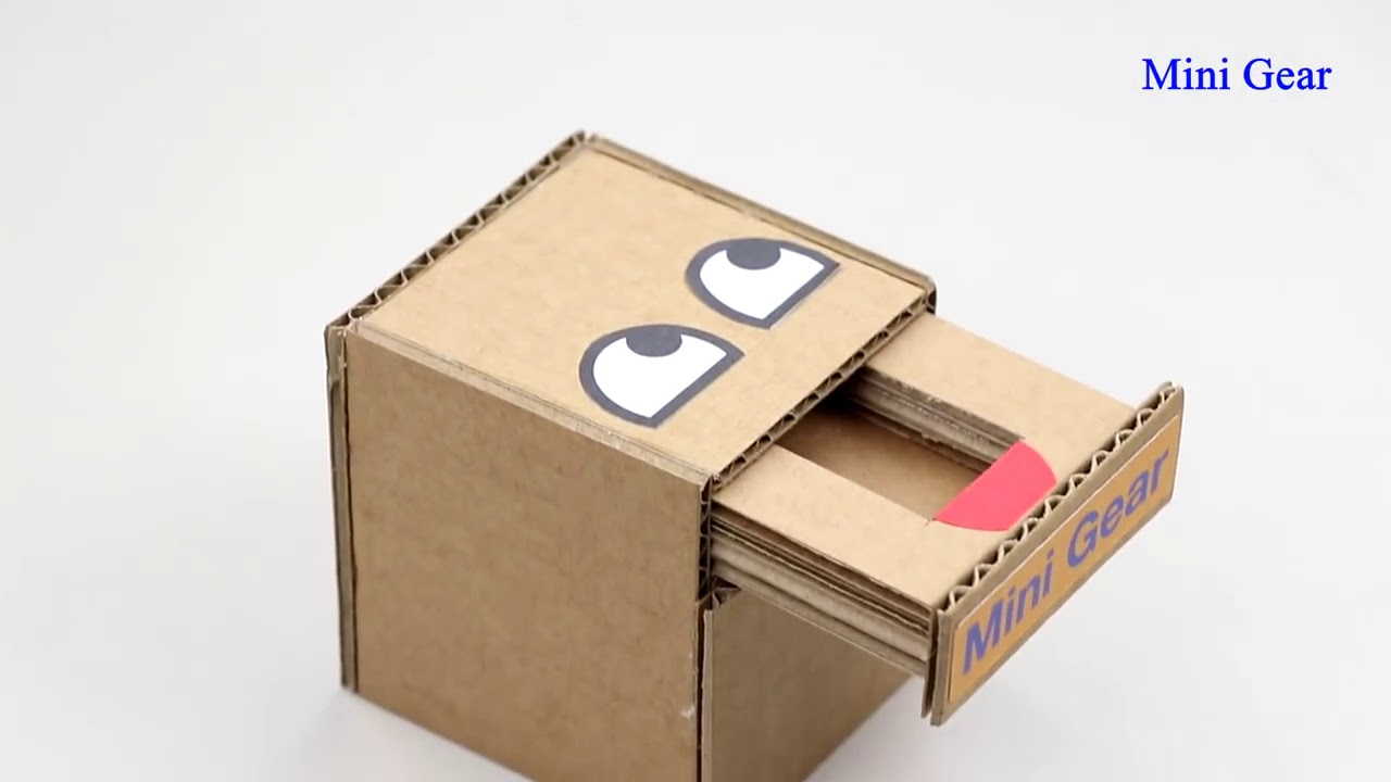 Как сделать сейф из бумаги схема