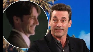 Jon Hamm recalls his first job as 'Gorgeous Guy at Bar' on Ally McBeal