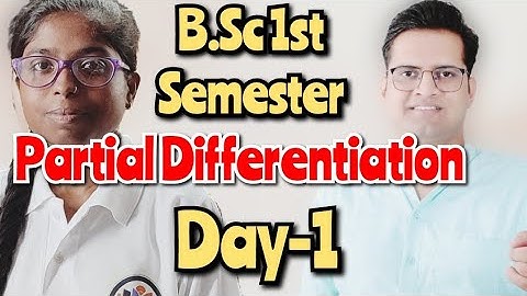 Partial Differentiation!Day-1!#bedkdian Bsc1stsemester