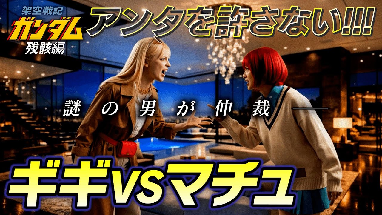 完熟のハサウェイ⁉️その①ギギvsマチュ🤜ガチファイト KILL系の魔女