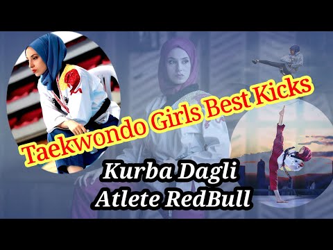 Kübra Dağlı Highlights Taekwondo Beauty Hijab World Champions Amazing Kicks Training and Workout :*