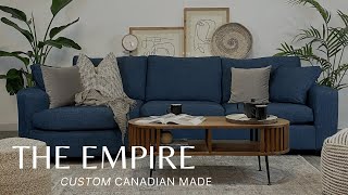 The Empire Sectional: Custom Canadian Made Furniture 💙 The Empire Sectional: Custom Canadian Made Furniture 💙