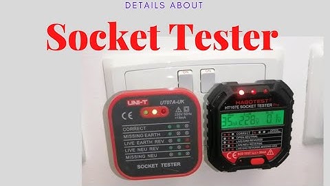 Socket Tester  Pro. #HaboTest #Uni.T #electrical #learning #viral #technology