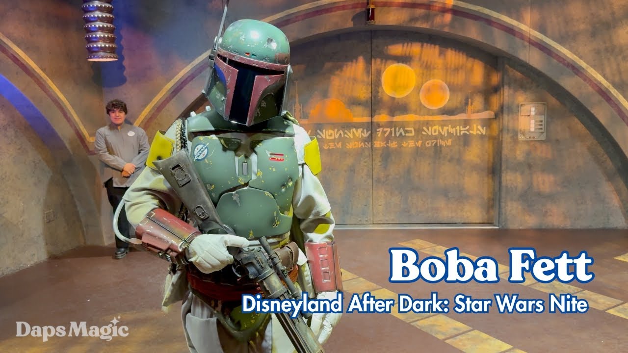 Boba Fett | Disneyland After Dark: Star Wars Nite 2025 4K