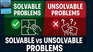 Solvable and unsolvable problems with examples | First year computer science 