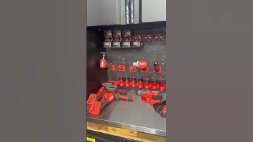 3D printed power tool storage #tools #garage #organization