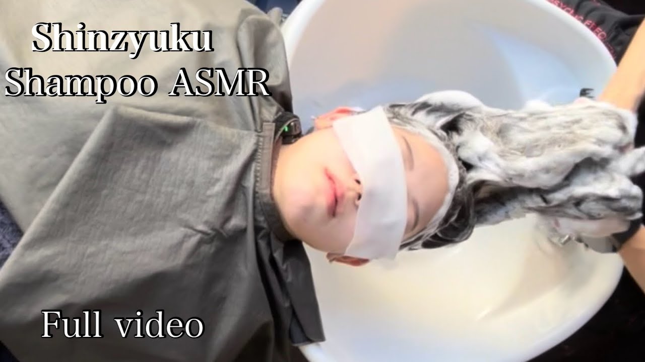 【ASMR】99％眠くなる。立体音響のシャンプー＆すすぎ/good sleep acmp shampoo