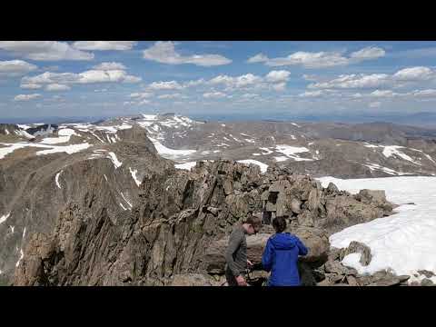 Gannett Peak panorama on the summit