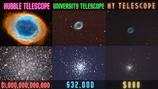 What YOU Can SEE Through a $1 Billion, $32,000 and an $800 Telescope! ✨
