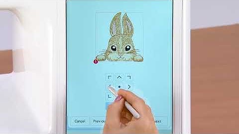 [BrotherSupportSewing] Using the 2-point embroidery positioning function with the LED pointer