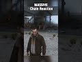 MASSIVE chain Reaction at Gas Station #gta #gtaiv #gta4