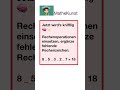 Rechenoperationen einsetzen #mathematik