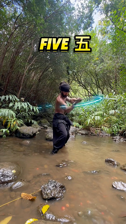 Katana Training ⚔️ 7 Basic Strikes #kenjutsu #martialarts #samurai #sword