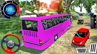 Offroad Bus Climb Hill Racing 3D - Real Bus Transport Speed Mountain Driver - Android GamePlay screenshot 4