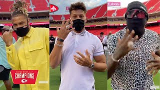 Patrick Mahomes And Chiefs HYPED RECEIVING Super Bowl Rings