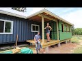 Building The Back Deck For Our HOME!