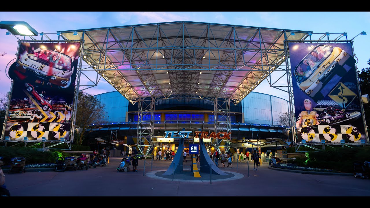 The Original EPCOT Test Track Ride 1999 to 2012 - YouTube