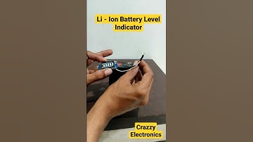 Li Ion battery level indicator #shorts #li-ion #lithiumionbattery  #youtubeshorts #battery