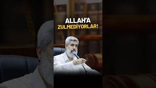 Allah'a zulmediyorlar...  Alparslan Kuytul Hocaefendi #shorts
