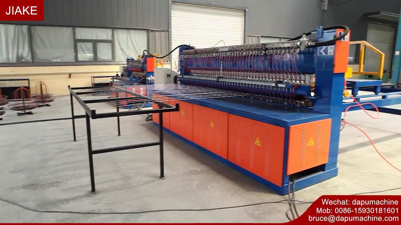 DAPU anti climb fence panel making machine DPFP3200A+ (machine in