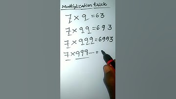 Multplication trick 🤔 #shorts #ytshorts