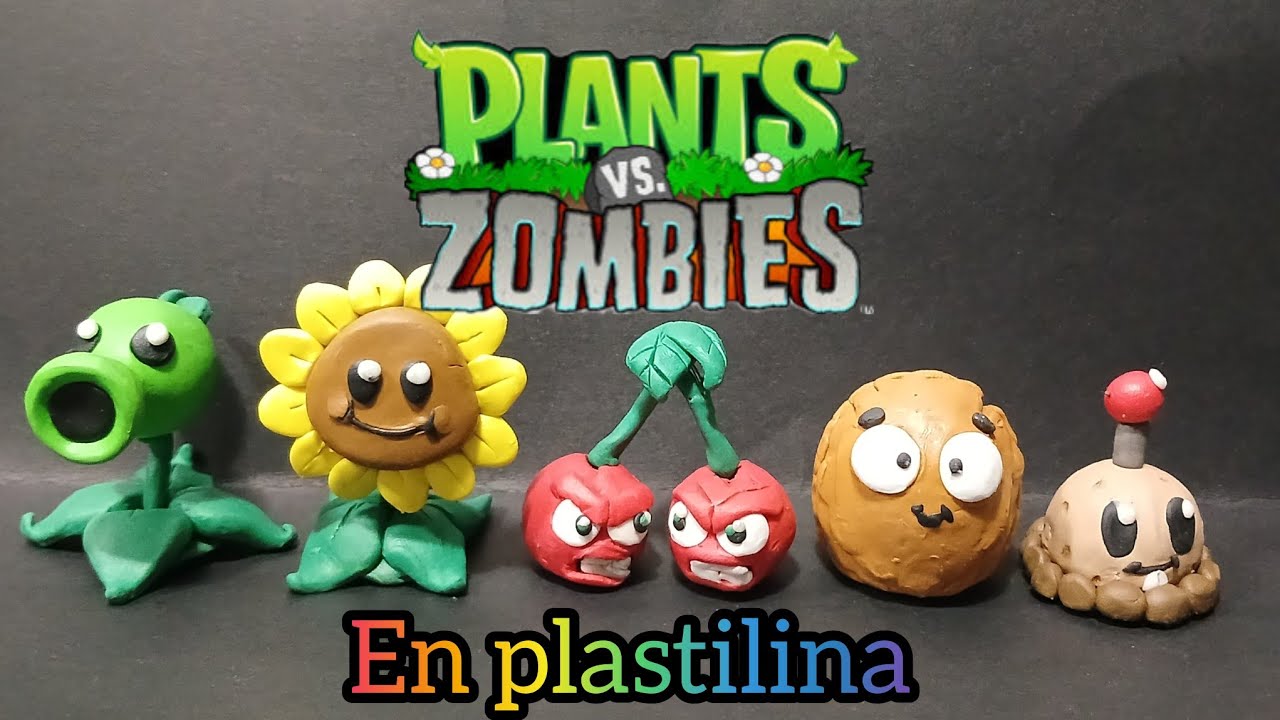 ¡Como Hacer plantas de PVZ en plastilina!
