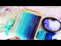 Satisfying Wool Blending | Magical Winter Gradient Rolag on a Blending Board