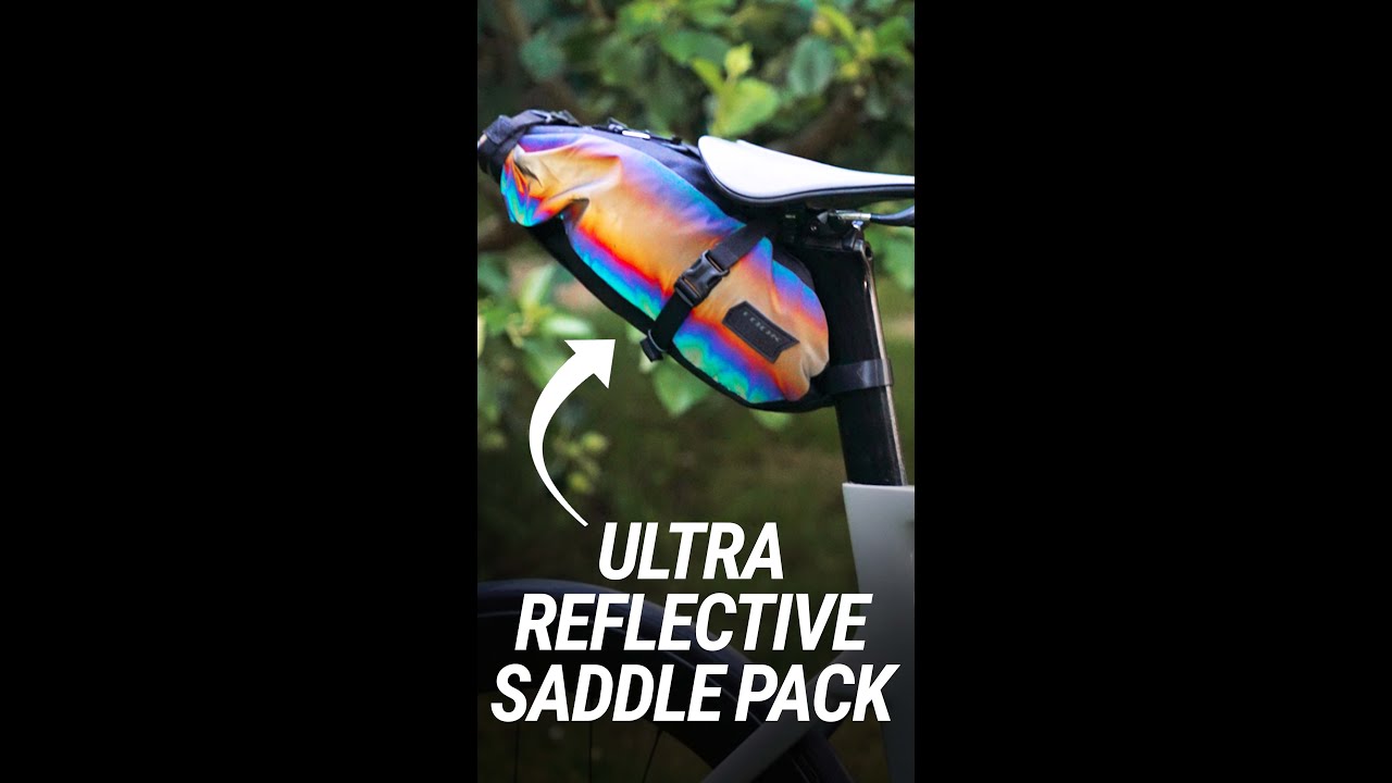 Reflective saddle pack // LOOK x Restrap