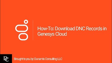 How-To: Download DNC Records in Genesys Cloud