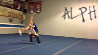 Cartwheel partner trick
