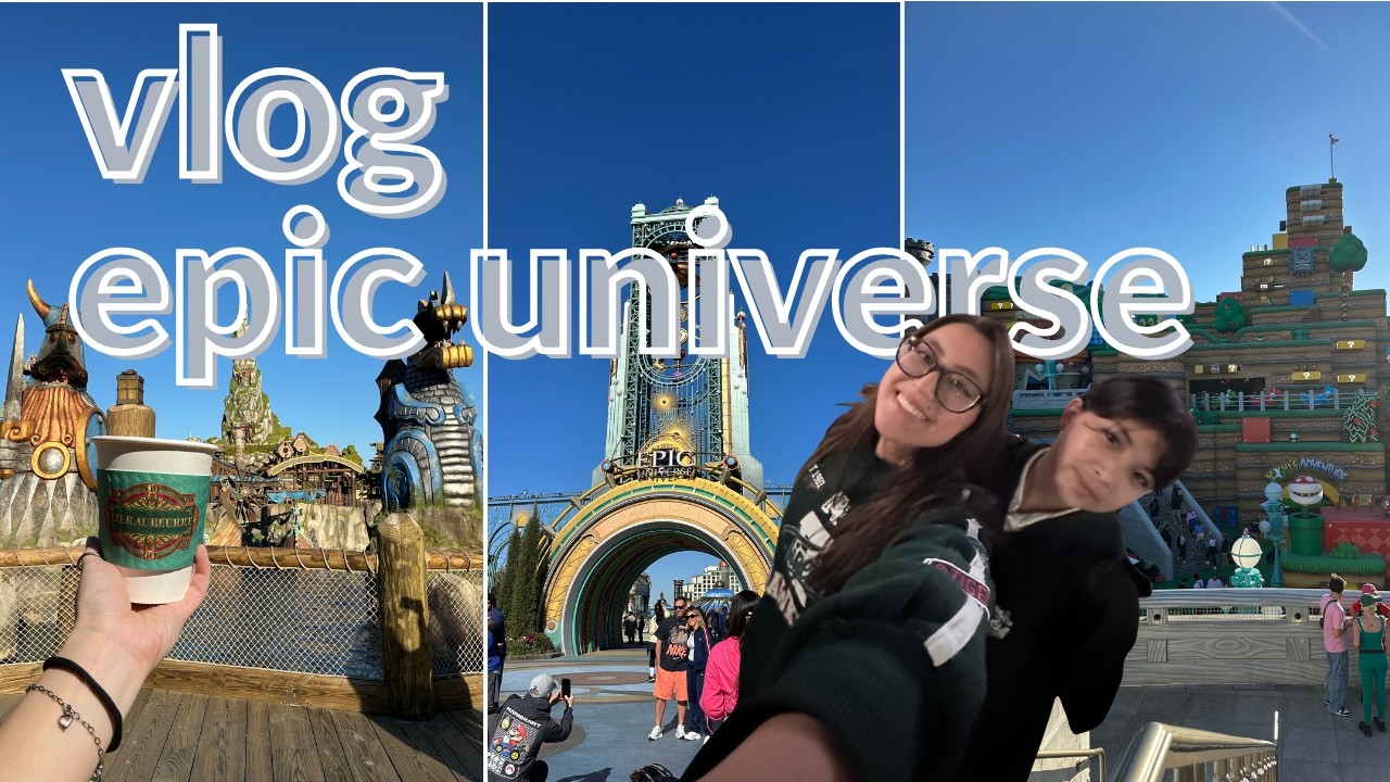 🌎 vlog Epic Universe: o que comer, o que fazer 🎢✨