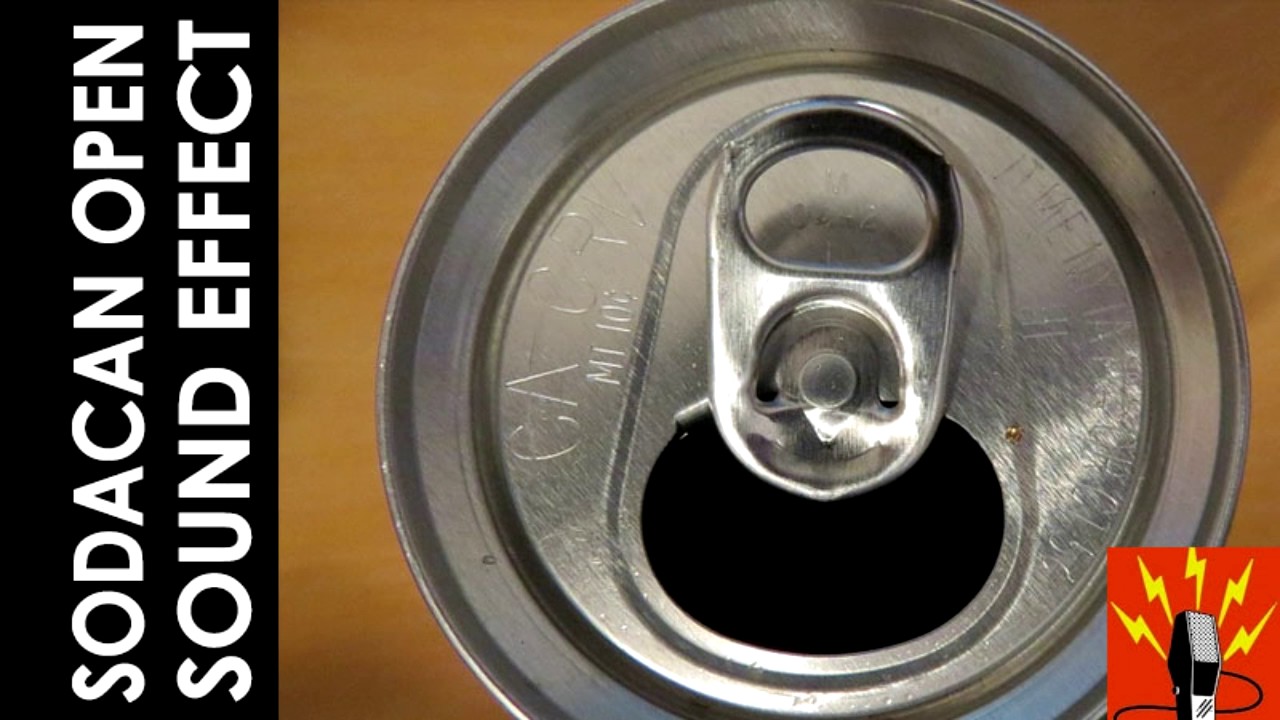 Soda Can Opening Sound Effect (5 Different Sounds) YouTube
