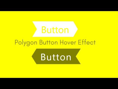 HTML CSS Awesome Polygon Button Hover Effect | Coder Shorya