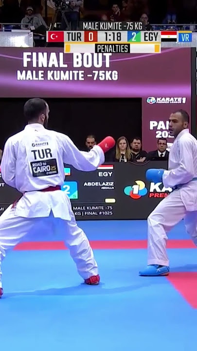 final -75kg karate fight paris olympic 2024 #karate #fighter #kumite #sports