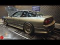 Nissan 200sx s13 1jz 700whp  ie900r turbo  dyno run