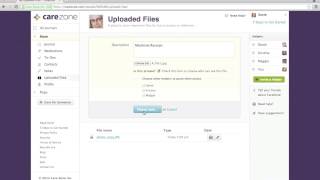 All about CareZone Uploaded Files screenshot 3