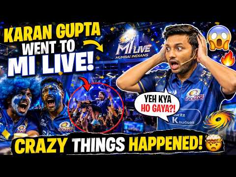 Mumbai Indians live | Dream vlog | @Karanguptaofficialll