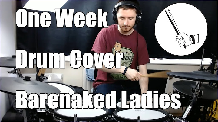 One Week Drums version - Drums performance video thumbnail