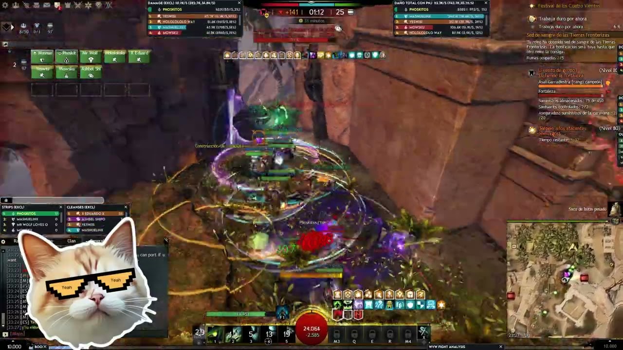 GW2 [YaK] WvW - Smallscale Guild Bombing Spanish Guild | Harbringer Sprt PoV