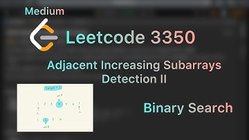 Adjacent Increasing Subarrays Detection II - Leetcode 3350 - Java