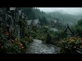 Concentration Ambient Music • Misty Victorian Village on a Rainy Evening | Deep Work & Study